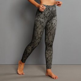 Κολάν 1696 Sports tights Art print massage Anita python γκρι