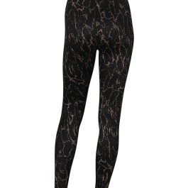 Κολάν 1696 Sports tights Art print massage Anita Μαύρο-ροζ χρυσό/powder gold