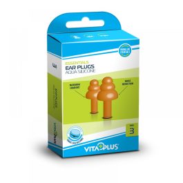 Ωτοασπίδες Vitaplus Silicone Aqua (Συσκευασία 3 Ζευγαριών) Medinox