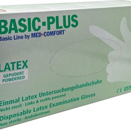 Γάντια Λάτεξ Με πούδρα 100τεμ AMPri Basic Plus