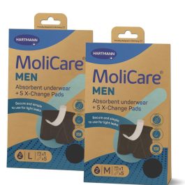 Βρακάκι – Σλιπ Ακράτειας Απορροφητικό εσώρουχο με Ανταλλακτική Σερβιέτα MEN MoliCare®