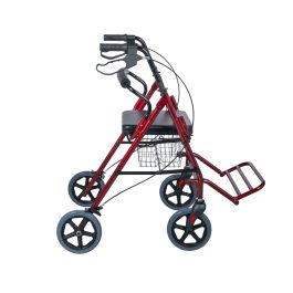 Περιπατητήρας Rollator με ρόδες και φρένα Αλουμινίου Cherry 2σε 1