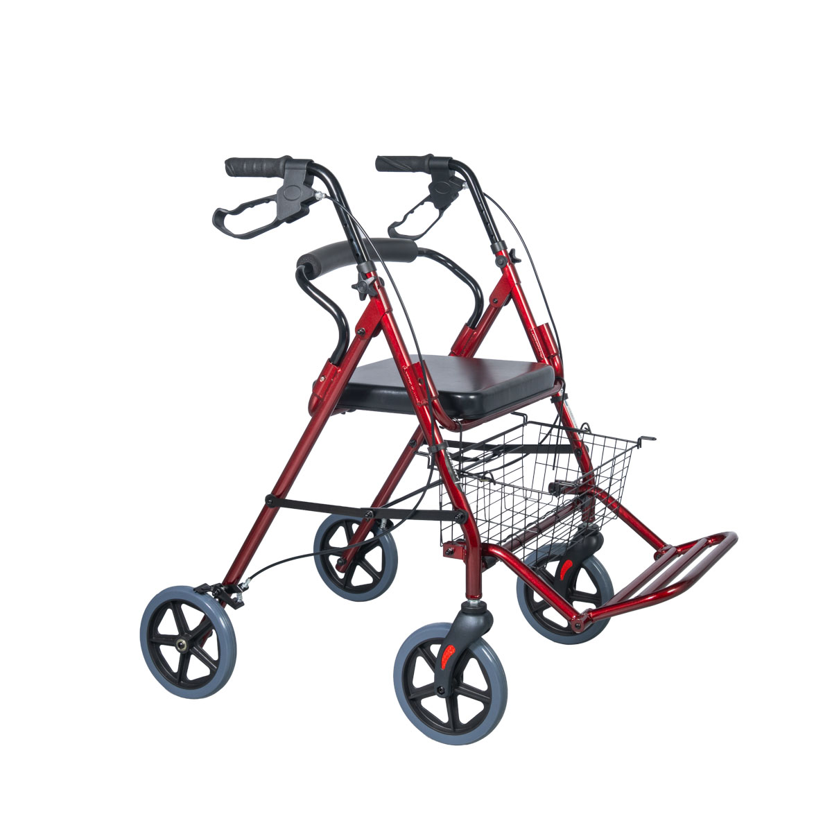 0813102 rollator cherry 7