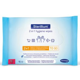 Sterillium® 2in1 υγρά μαντηλάκια με αλκοόλη