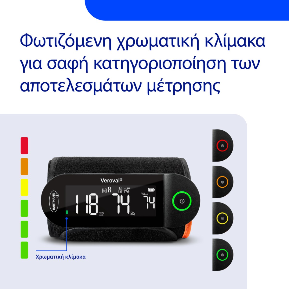 Veroval Fusion πιεσόμετρο μπράτσου info 2